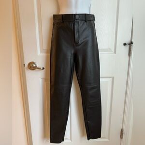 Zara faux leather pant